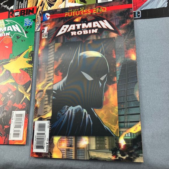 Batman & Robin DC Comic Books Lot 2012 Series 15 Issues + Lenticular - Picture 4 of 5